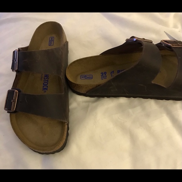 NWT/ NWOB Birkenstock Arizona Oiled Nubuck Leather Soft Footbed in Habana main image 14